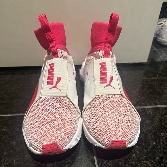 Puma Fierce Core Pink White Slip On Athletic Running Sneakers Size 9 - Picture 2 of 4